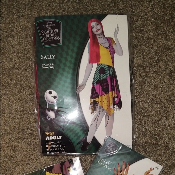 Sally Costume Dress and Wig Set - Picture 1 of 3